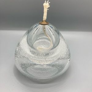 Glass lantern 
Never Used